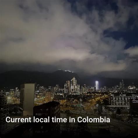 current time in colombia now